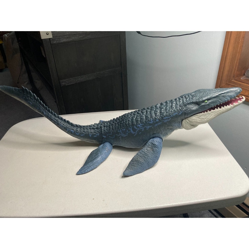 Jurassic World Fallen Kingdom Real Feel Large 28 MOSASAURUS Dinosaur Toy Figure